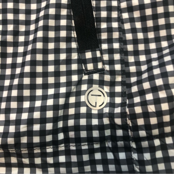 Talbots Women’s Vest Quilted Check Velcro Zip Closure Front Zip Pockets Sporty - Picture 5 of 9